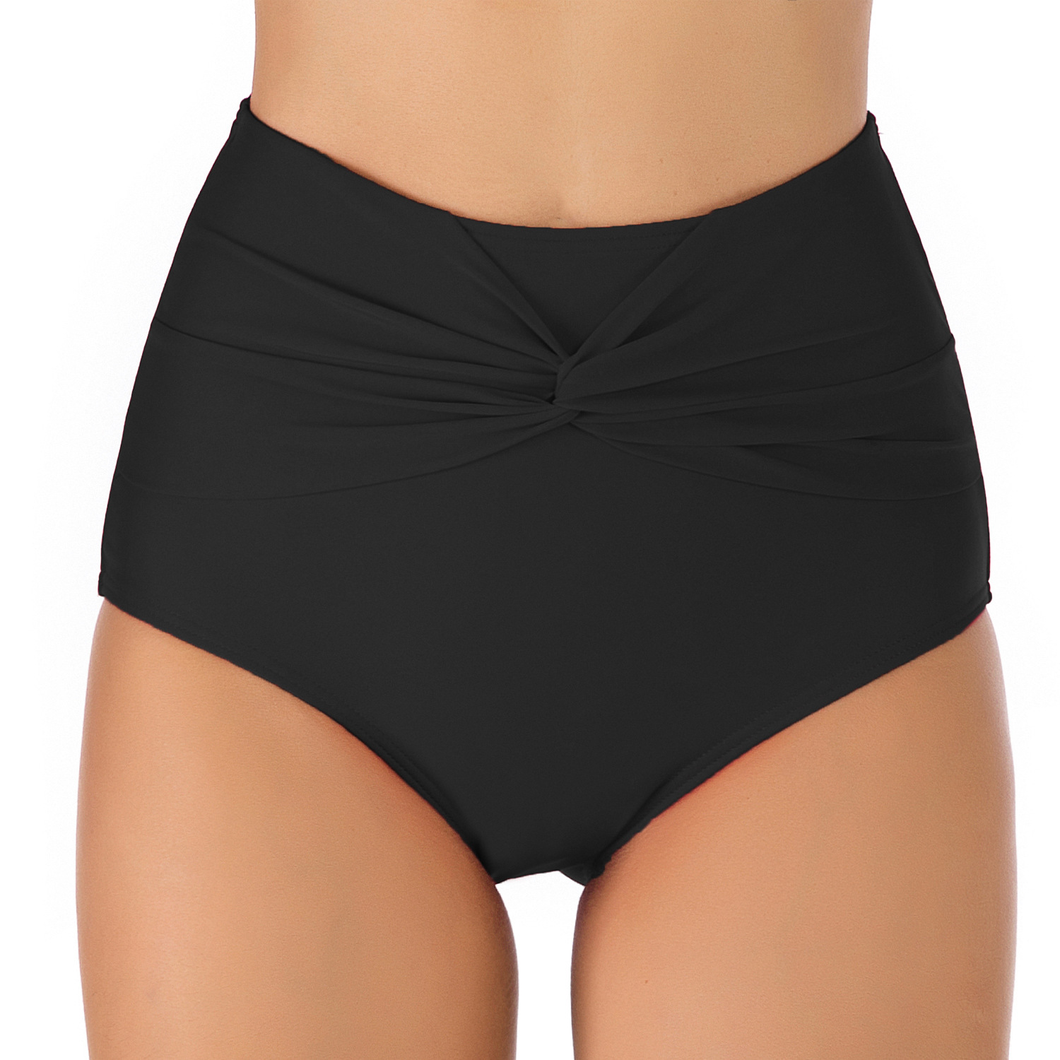 Adult Waist Front Twist Sexy Swim Trunks Women B120