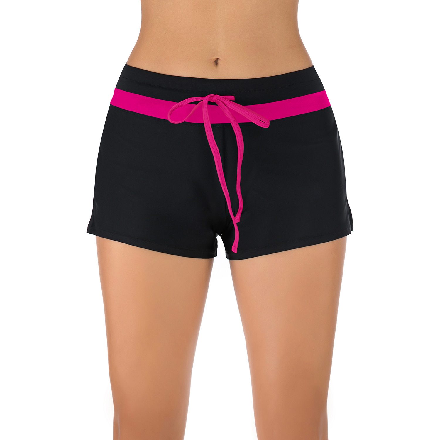 Conservative Sexy Solid Color Fit Beach Swimsuit Multicolor B127