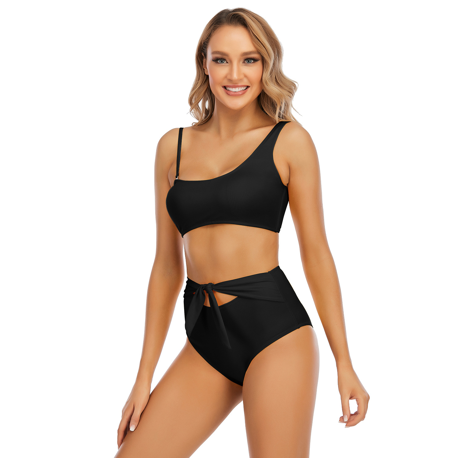 High Waist Bikini Backless Swimsuit B081