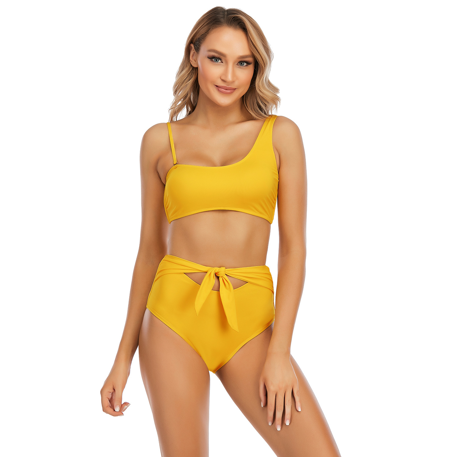 High Waist Bikini Backless Swimsuit B081
