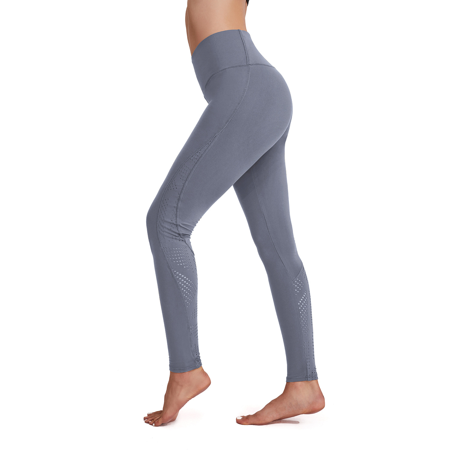 Naked high waist fitness pants Outdoor casual leggings B135