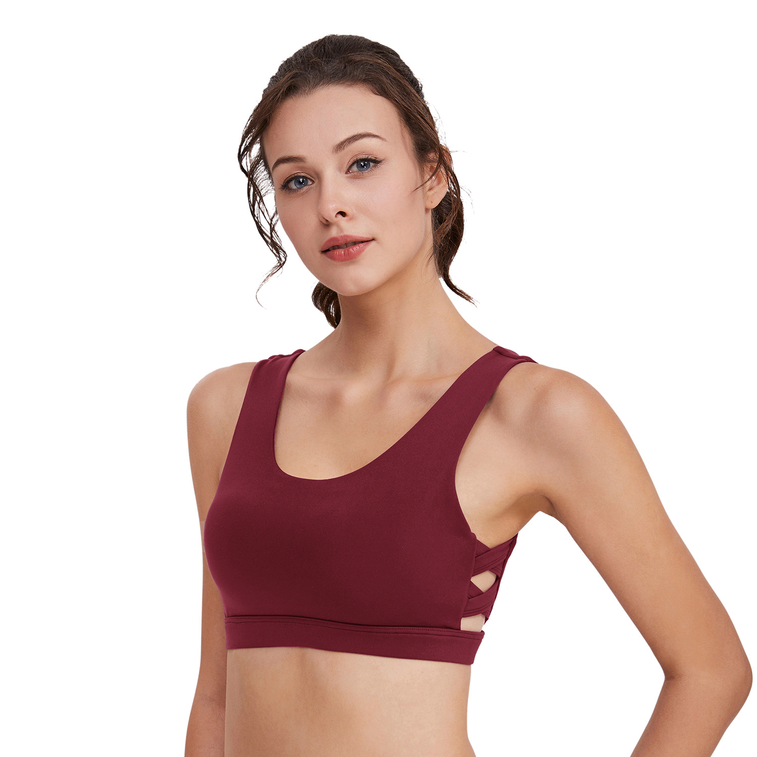 Quick Dry Slim Fit Yoga Workout Top B134