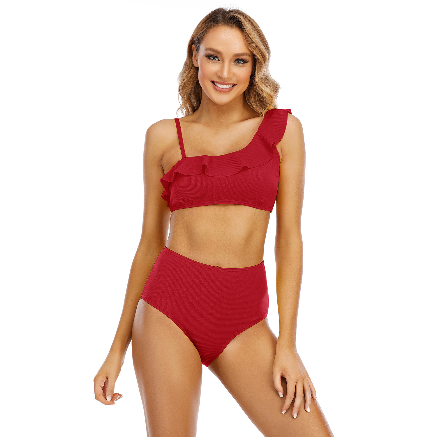 Ruffle Bikini Ladies Sexy Swimsuit B089