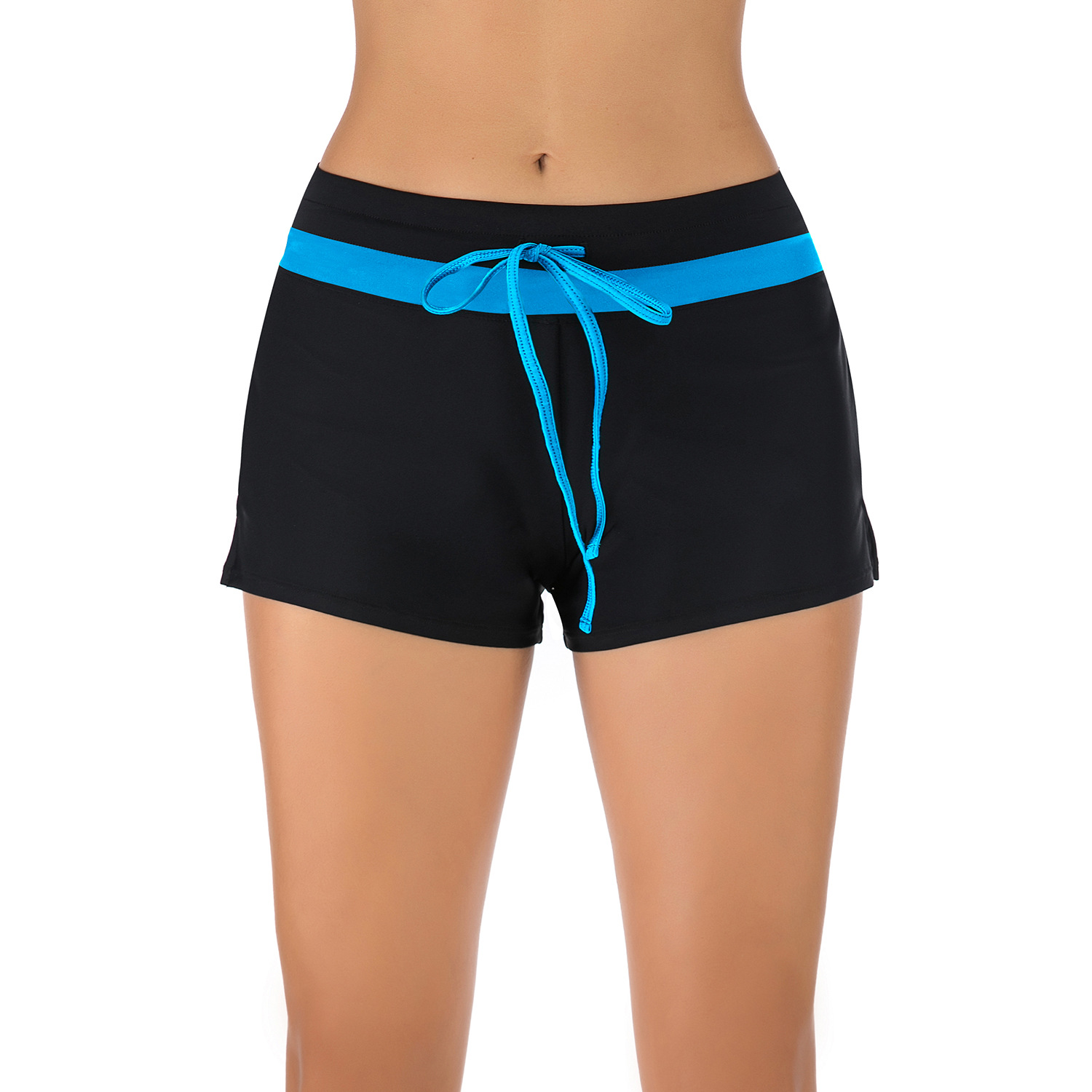 Solid Fit Beach Swimwear Black/Pine Emerald B126