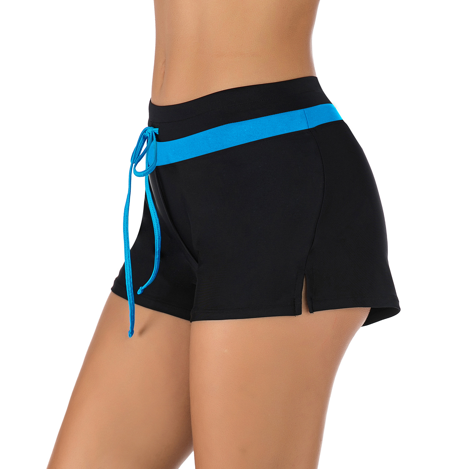 Solid Fit Beach Swimwear Black/Pine Emerald B126