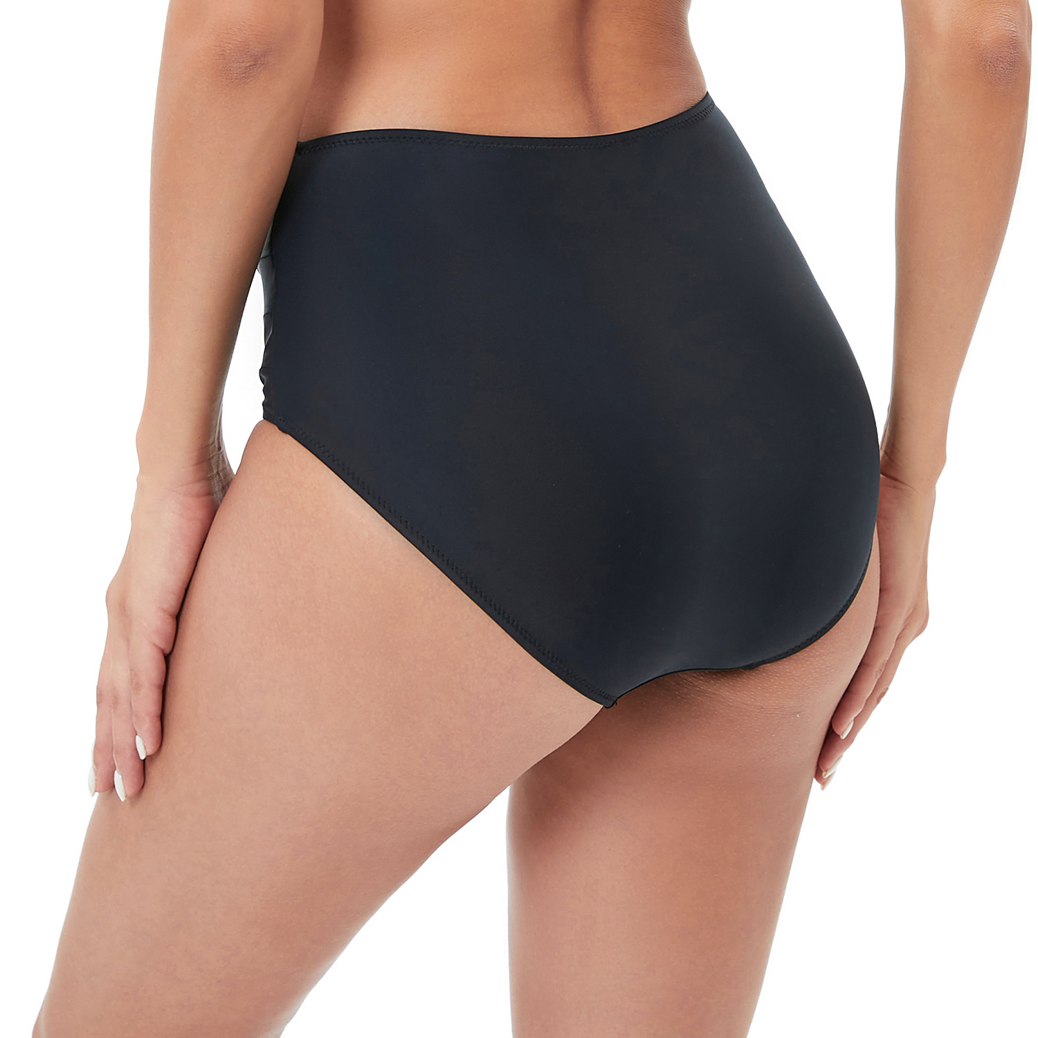 women's belly control high waist swimming briefs B129