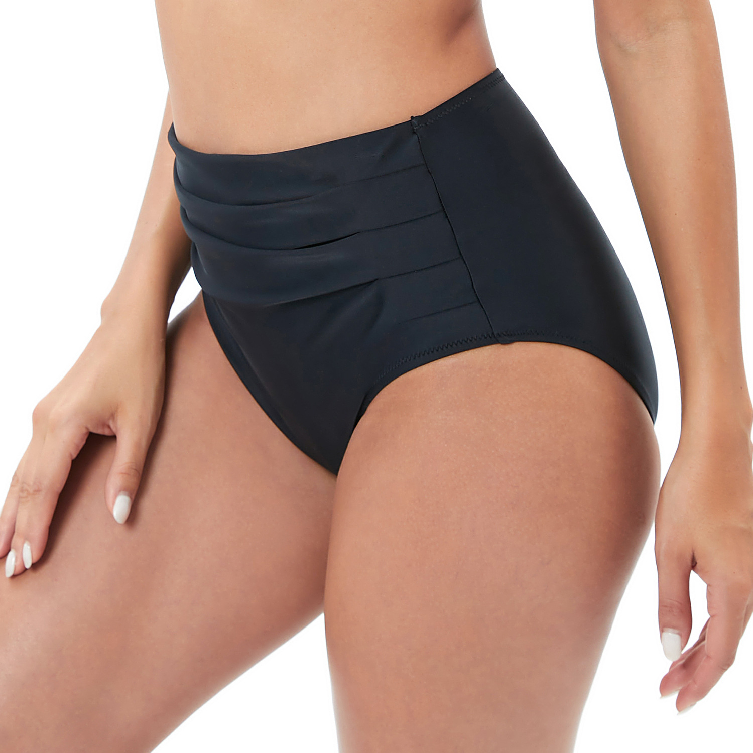 women's belly control high waist swimming briefs B129