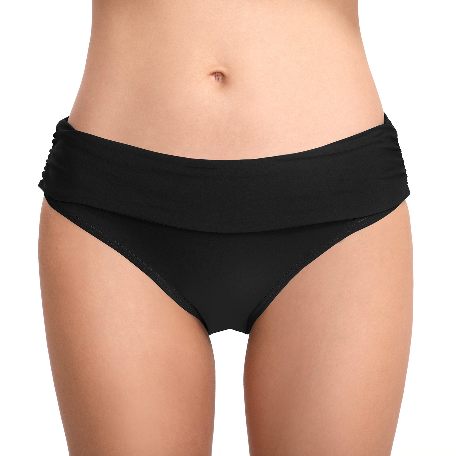 Women's swimming briefs beach swimming trunks black B122