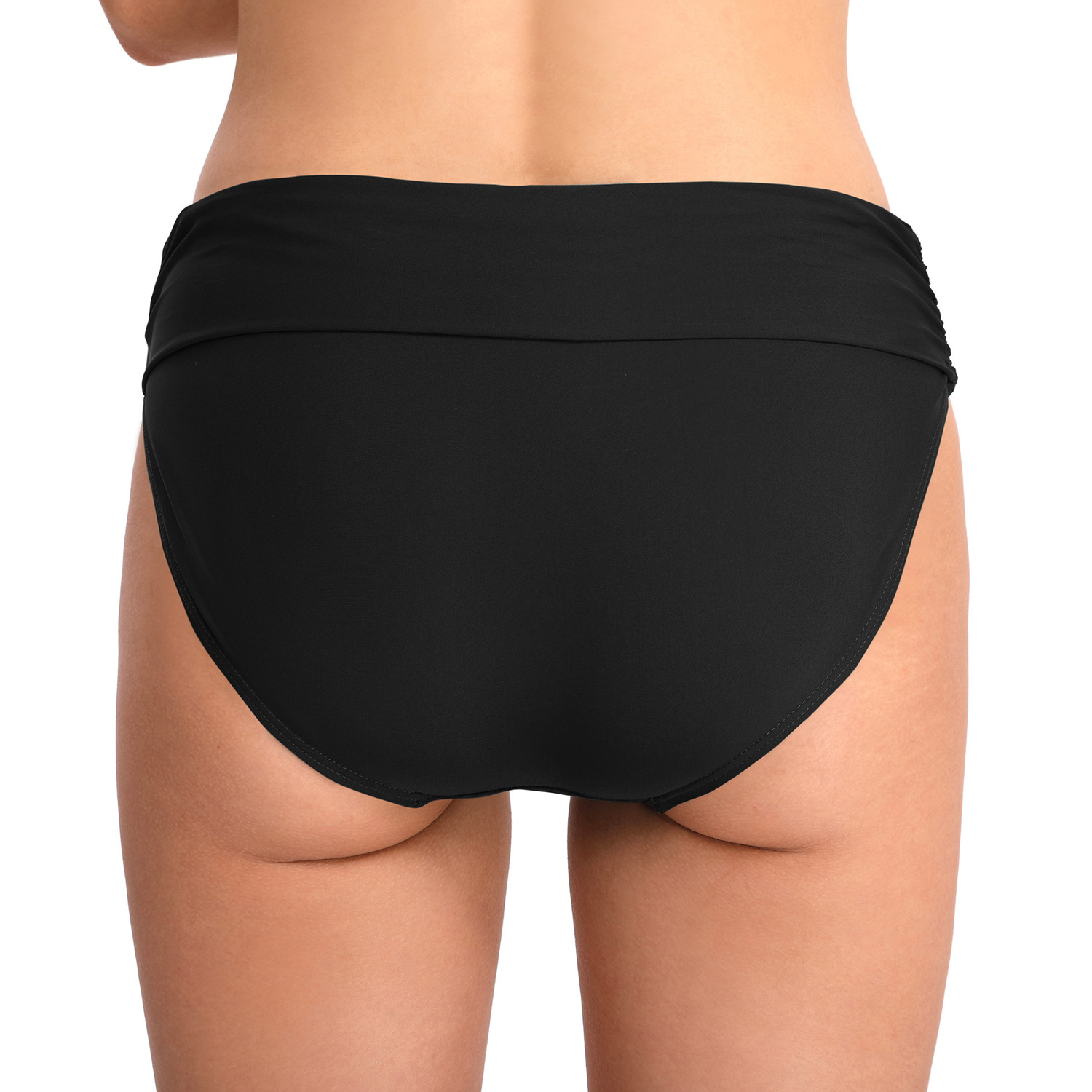 Women's swimming briefs beach swimming trunks black B122