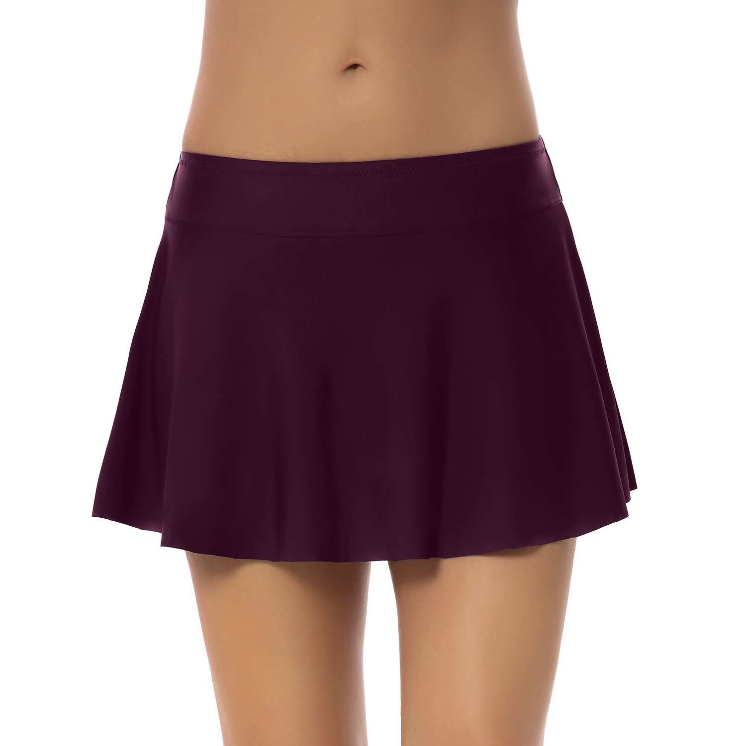 Women's Swimwear Solid Color Simple Swim Trunks Swim Skirt B114