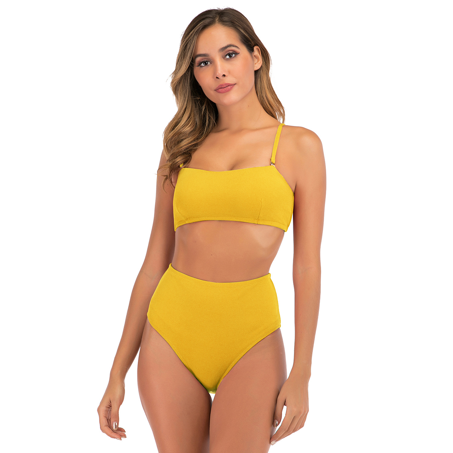 Women's two piece high waist swimsuit B080