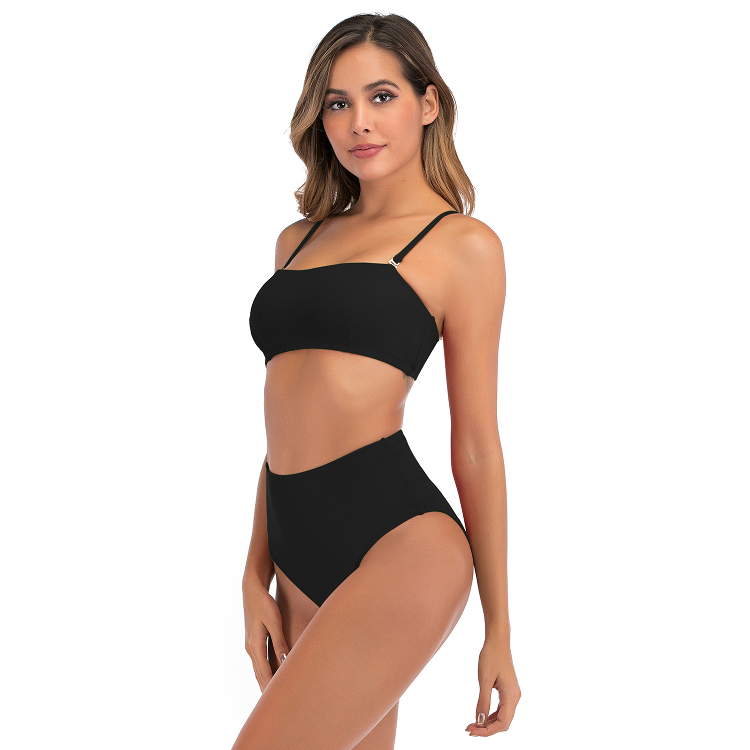 Women's two piece high waist swimsuit B080