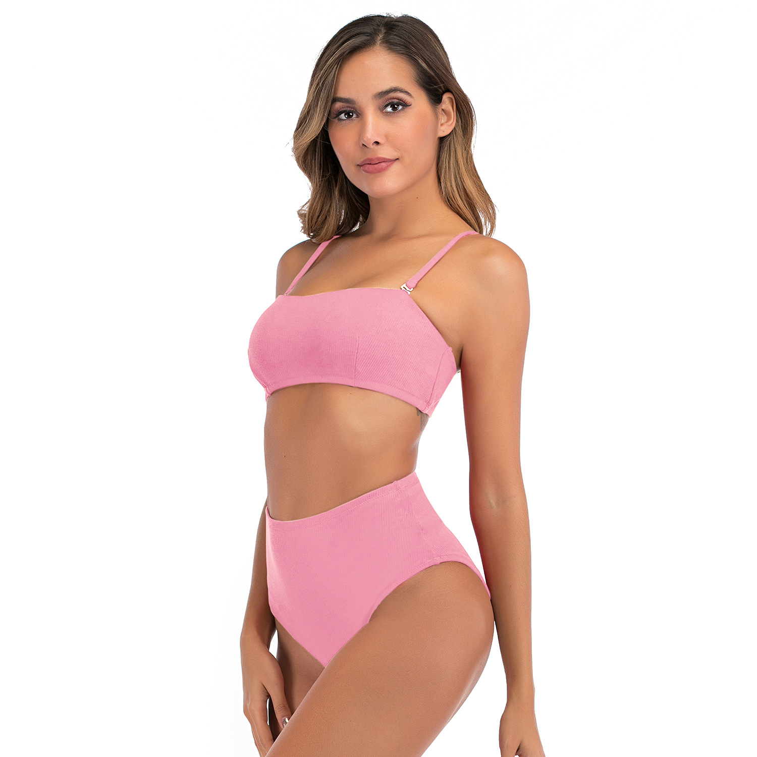 Women's two piece high waist swimsuit B080
