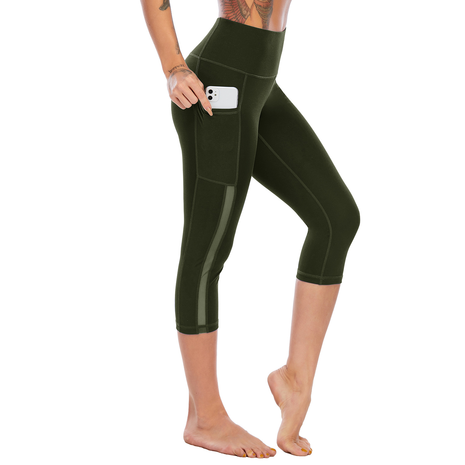 High waist buttock lifting women's running training gym workout pants B146