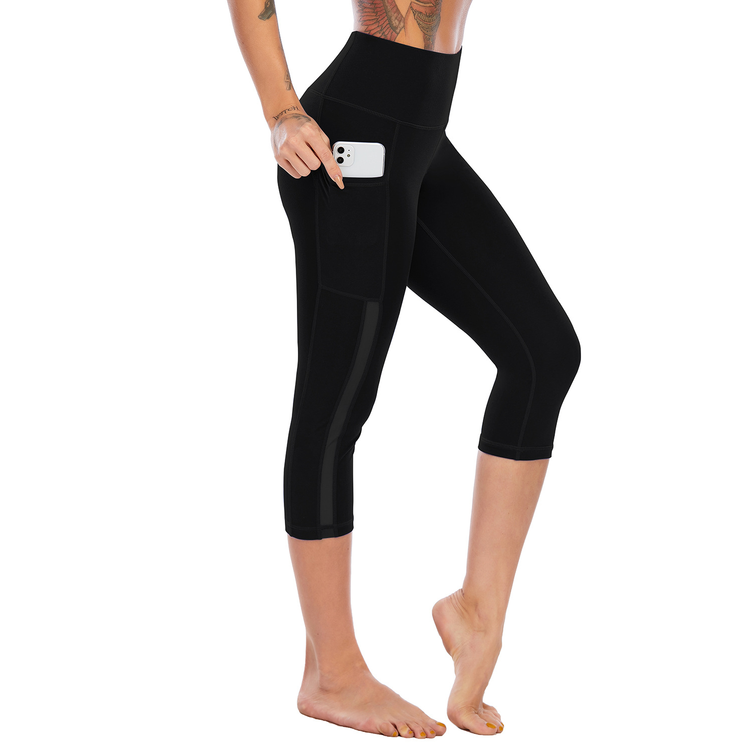 High waist buttock lifting women's running training gym workout pants B146