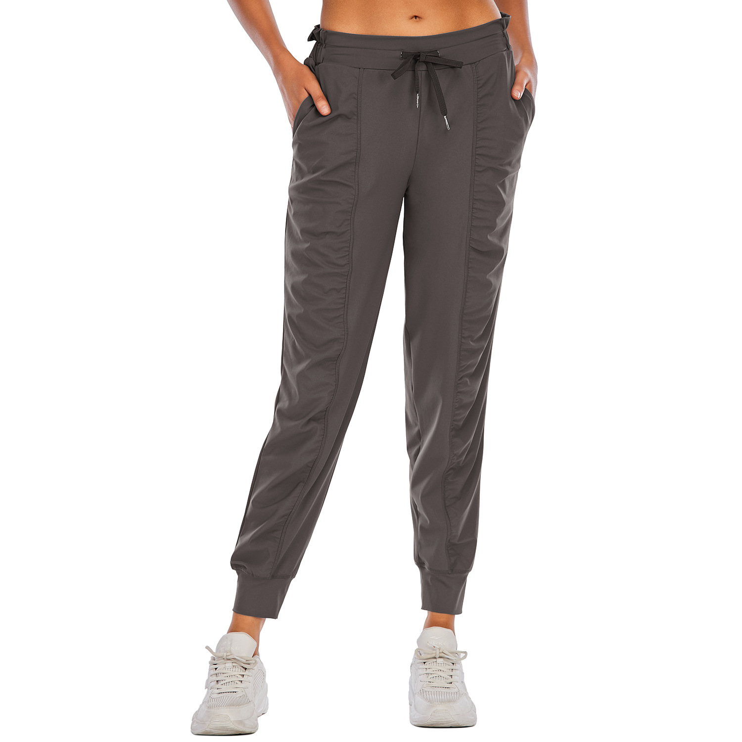 Loose bunched feet fitness pants quick dry sweatpants B150