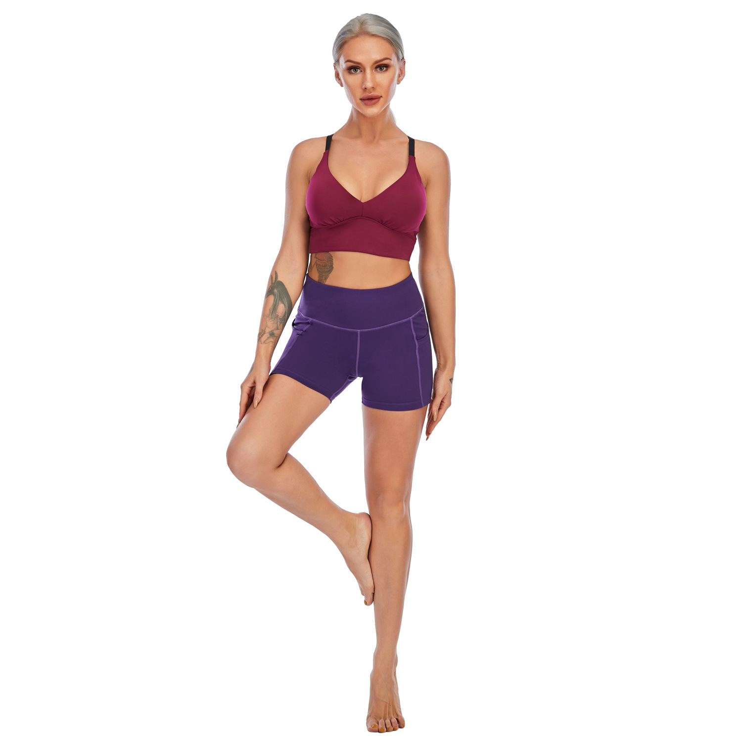 Running breathable exercise buttock lifting B143