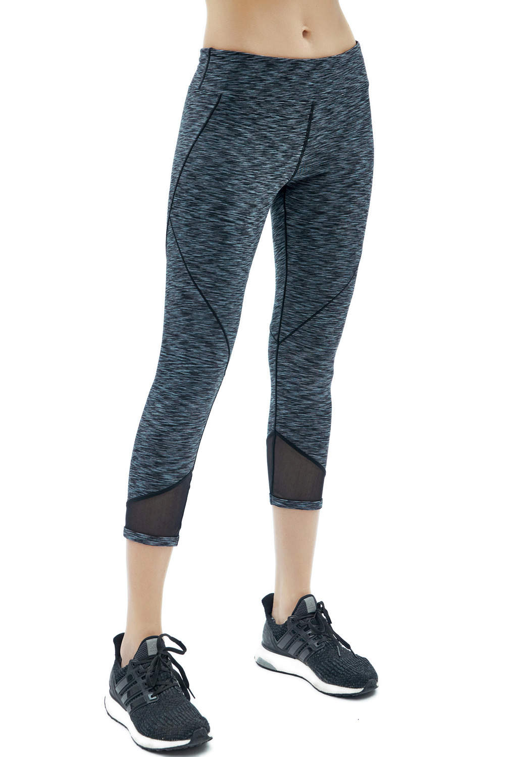 Seven points yoga pants nude feeling skin-friendly tight waist B151