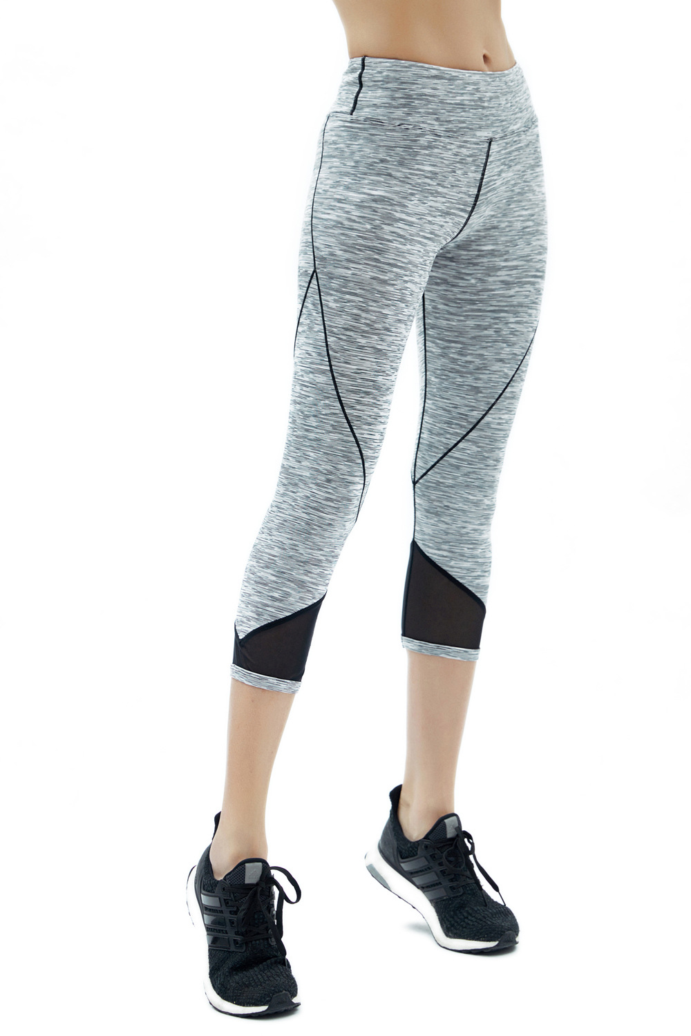 Seven points yoga pants nude feeling skin-friendly tight waist B151