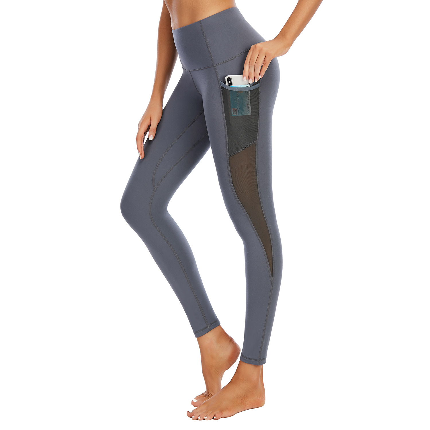 Yoga pants nude sense skin-friendly fitness pants women B156